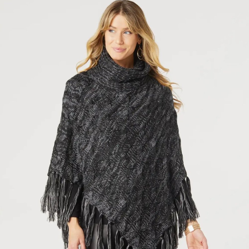 Casimir Chunky Knit Poncho